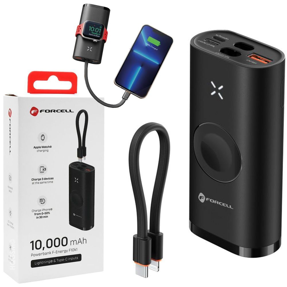 Forcell | Przenośna Ładowarka Powerbank 10000mAh do Apple Watch