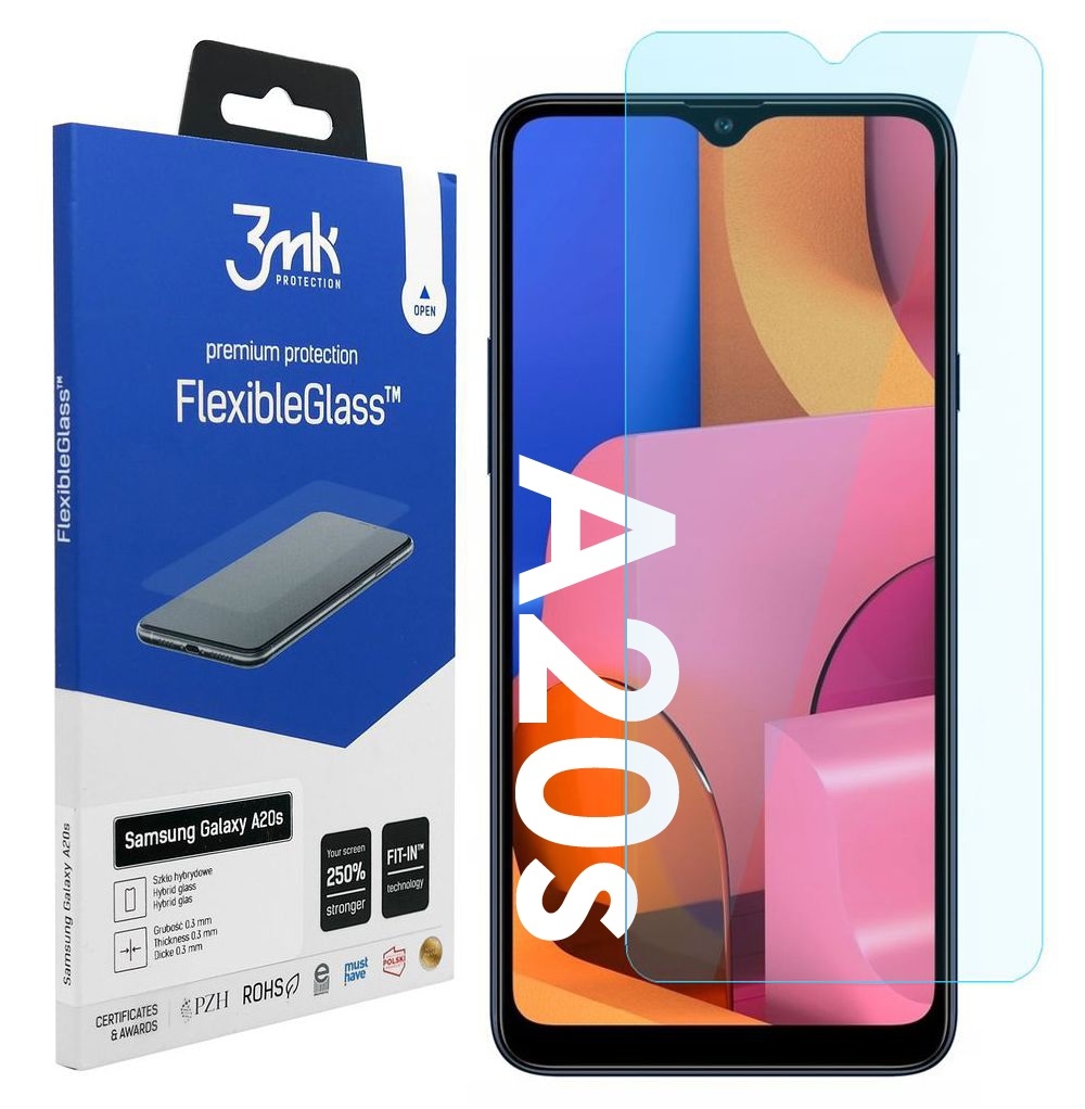 3mk Flexible Glass | Nietłukące Szkło Hybrydowe do Samsung Galaxy A20s
