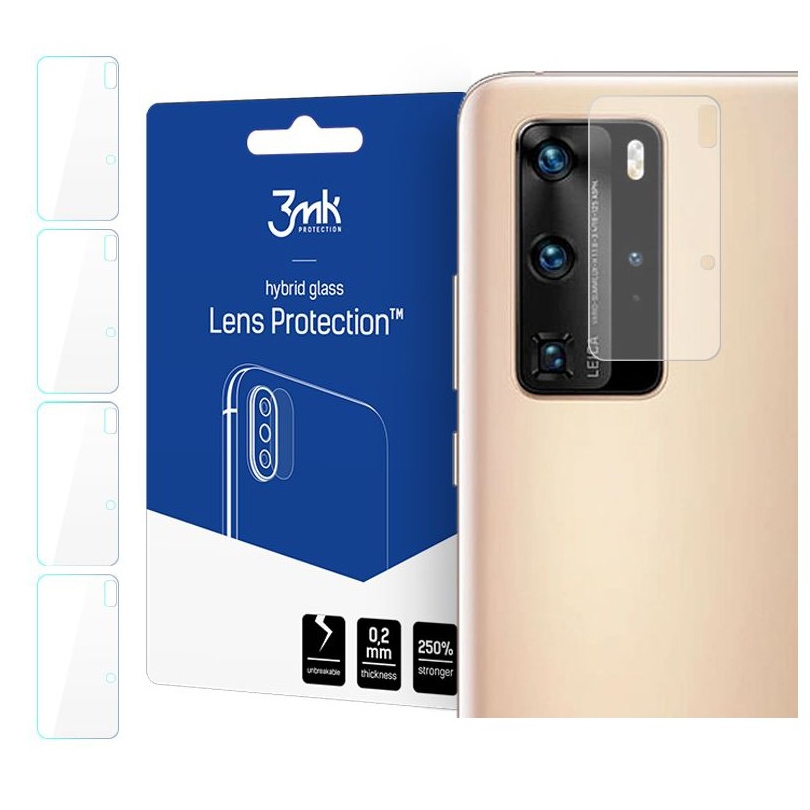 do Huawei P40 Pro | 3mk Lens Protection | Szkło Ochronne na Obiektyw Aparat | 4szt