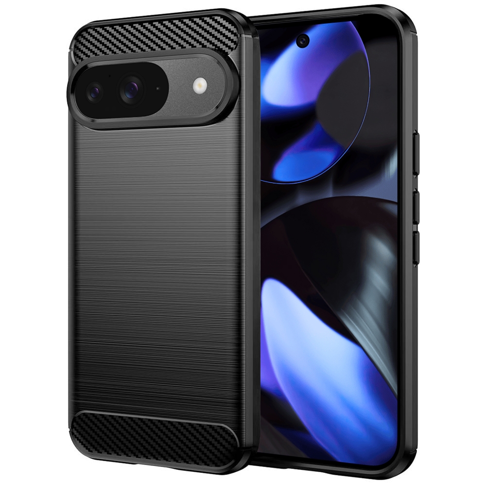 Etui CARBON Soft Case | Coal Black do Google Pixel 9 |