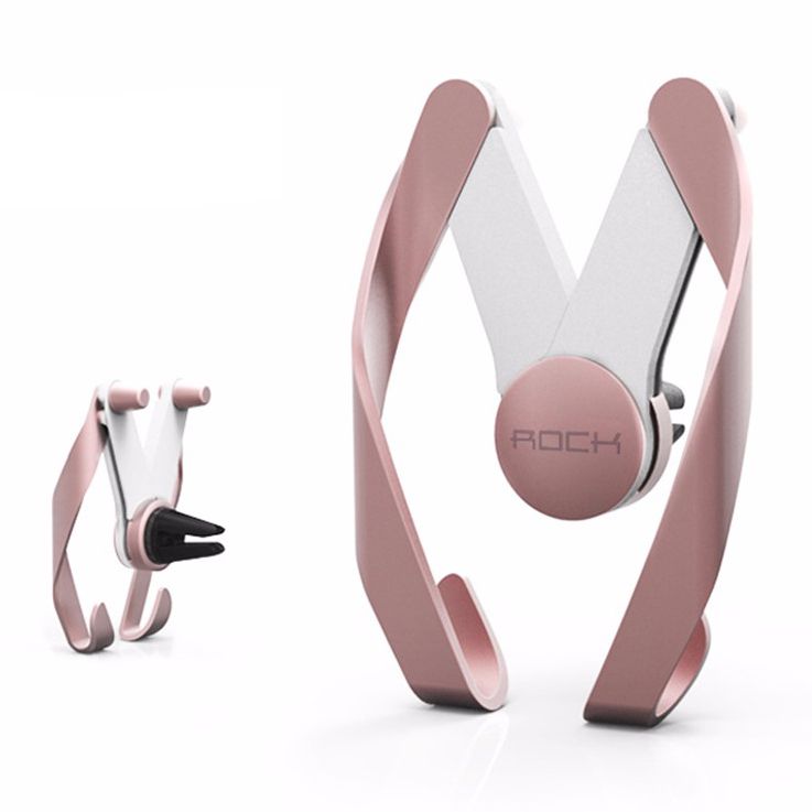 Uchwyt Rock Magic Vent Mount do Kratki Wlotu Powietrza Rose Gold
