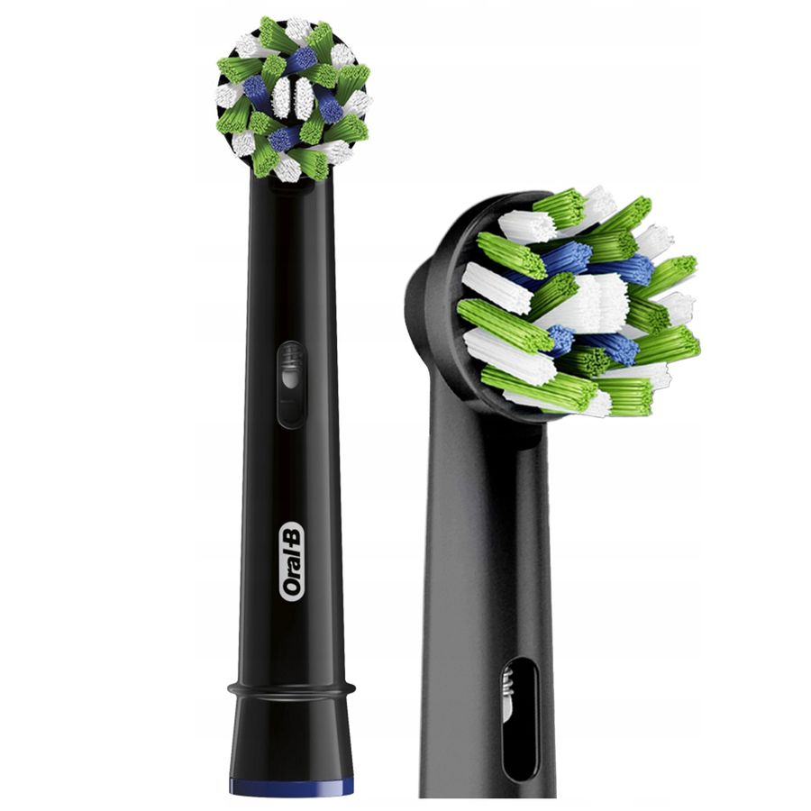 Oral-B | Cross Action | Końcówka do Szczoteczki Elektrycznej | Czarna | 1 sztuka