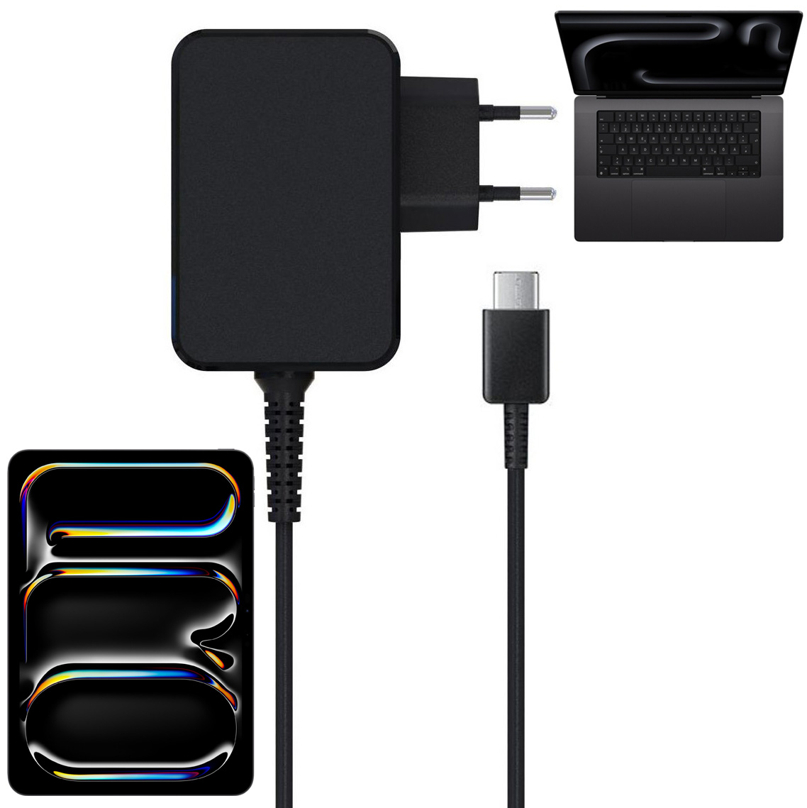 ES | Ładowarka Zasilacz USB-C 65W do Apple