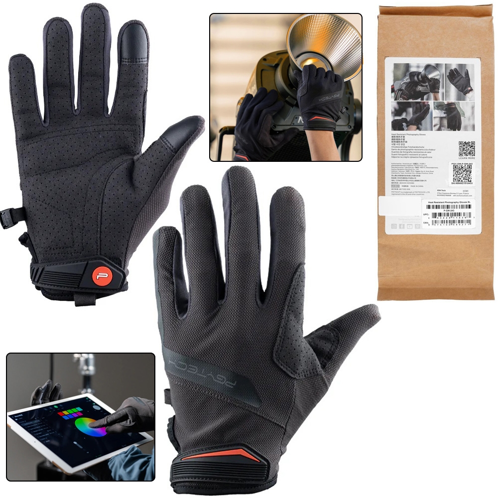 PGYTECH Heat Resistant Gloves | Rękawiczki Fotograficzne Odporne na Wysokie Temperatury | XL