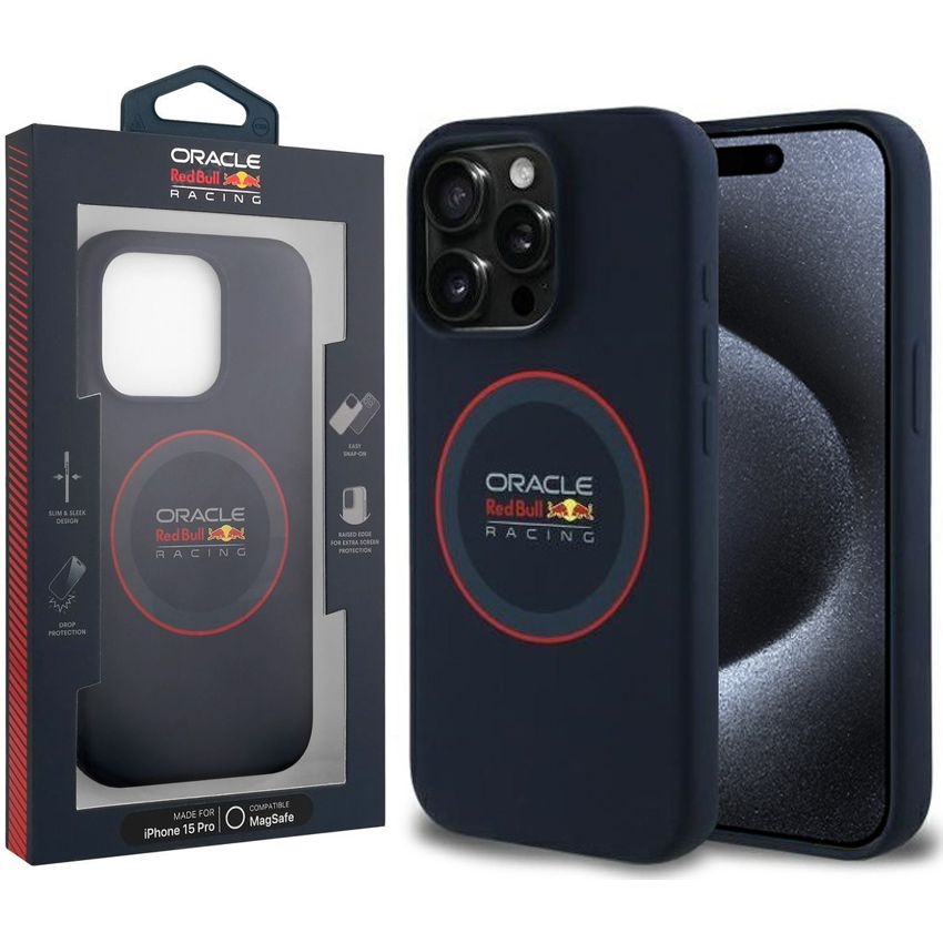 Etui Oracle Red Bull Racing z MagSafe | Blue do Apple iPhone 15 Pro |