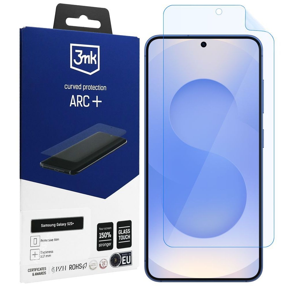 3mk Curved Protection ARC+ | Folia na Cały Ekran do Samsung Galaxy S25+ Plus