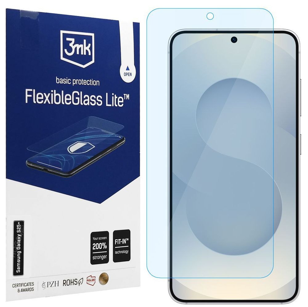 3mk Flexible Glass Lite | Nietłukące Szkło Hybrydowe do Samsung Galaxy S25+ Plus