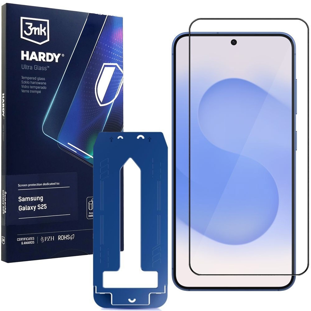 3mk HARDY Glass | Szkło Hartowane PREMIUM 9H do Samsung Galaxy S25