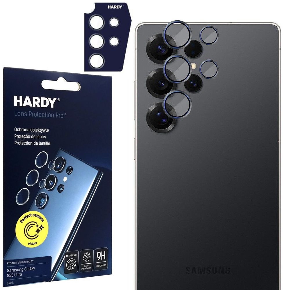 3mk HARDY Lens Protection PRO | Osobne Szkła Hartowane na Aparat 9H do Samsung Galaxy S25 Ultra