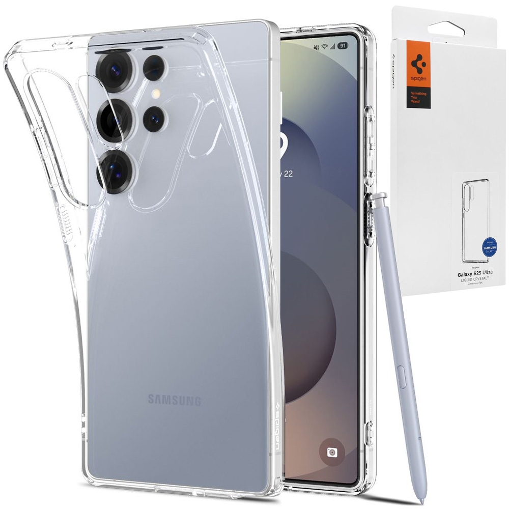 Etui SPIGEN Liquid Crystal | Crystal Clear do Samsung Galaxy S25 Ultra