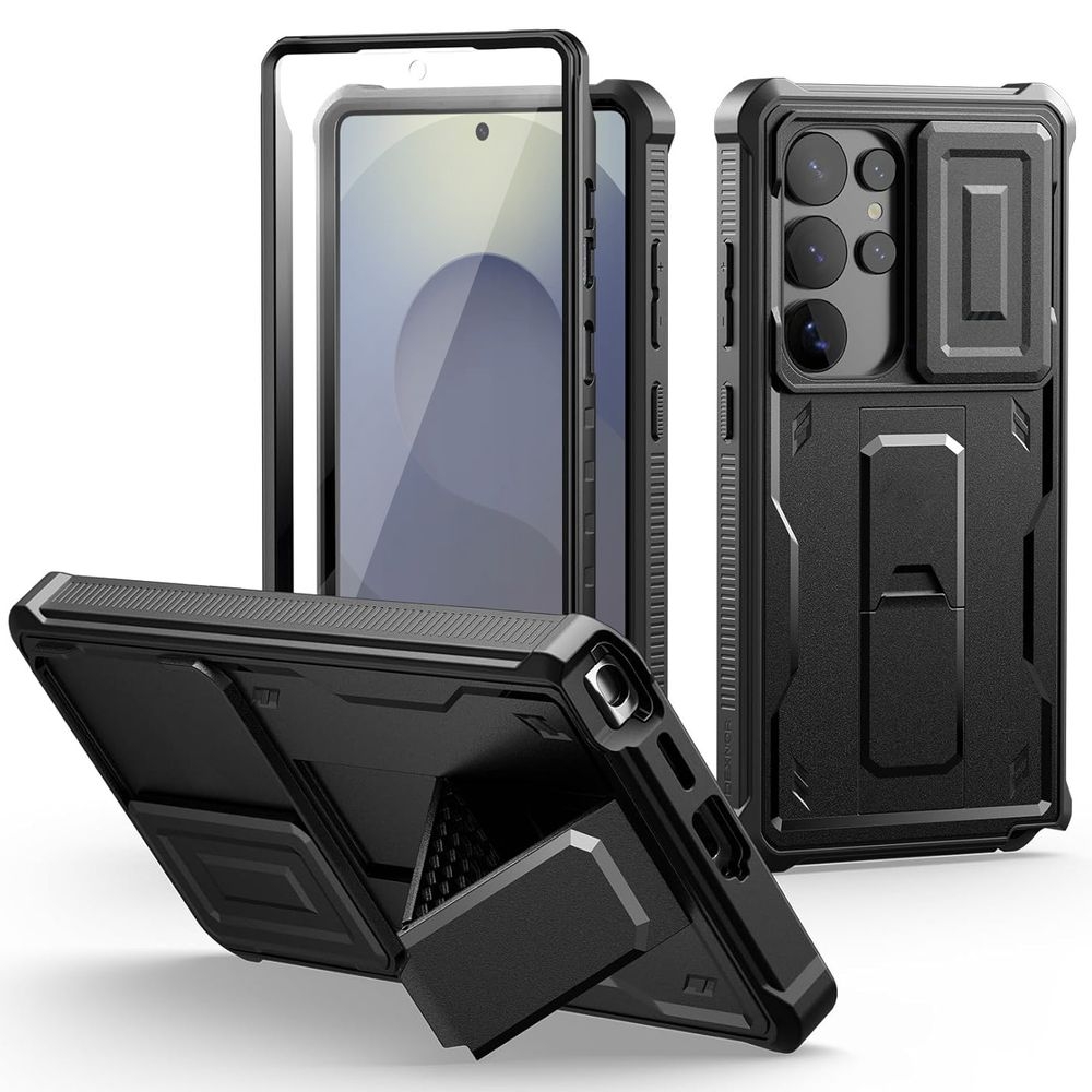 Etui Rugged PRO Camshield | Obudowa Przód Tył na CAŁY Samsung Galaxy S25 Ultra
