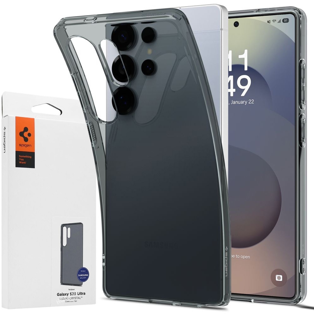 Etui SPIGEN Liquid Crystal | Space Crystal do Samsung Galaxy S25 Ultra