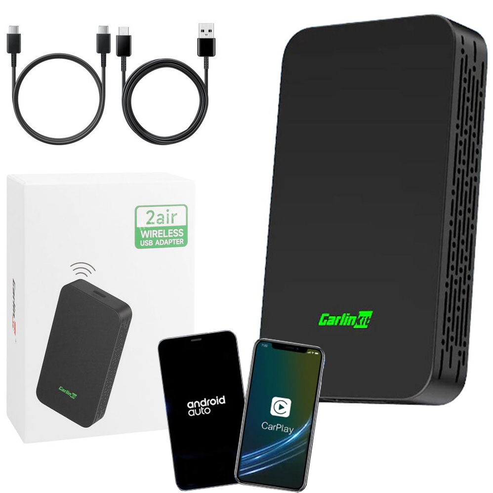 CarLinKit 5.0 2Air | Bezprzewodowy Adapter do Samochodu z Apple CarPlay i Android Auto