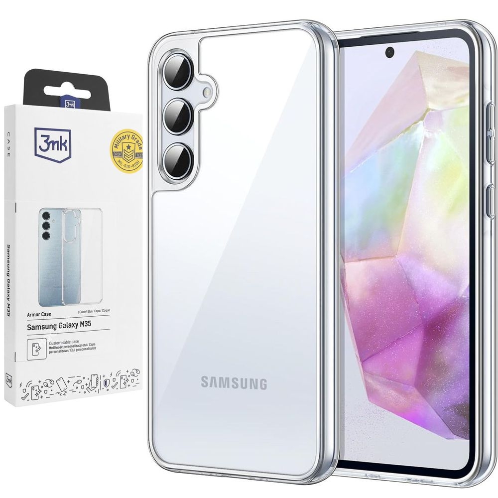 Pancerne Etui 3mk Armor Case | Clear do Samsung Galaxy M35