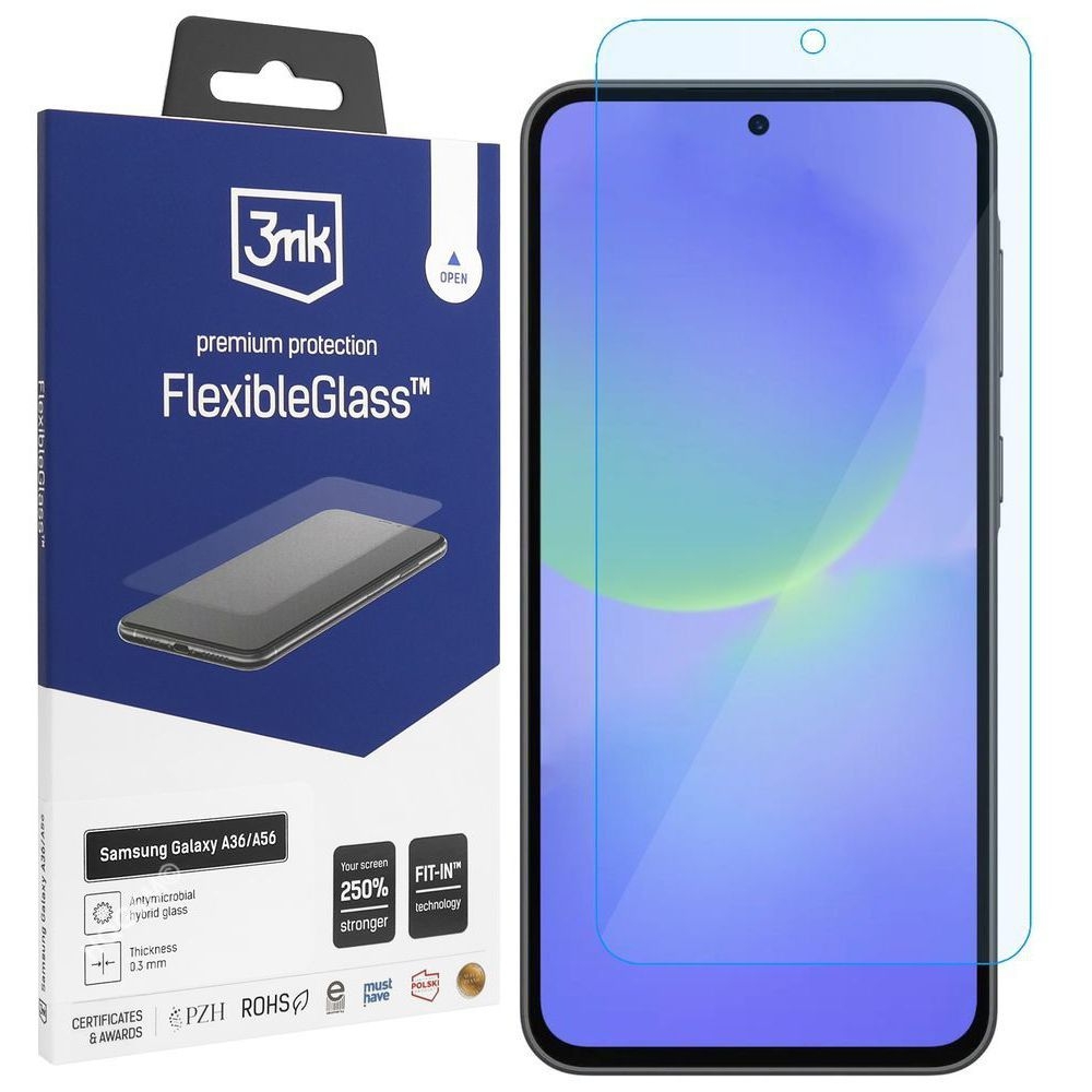 3mk Flexible Glass | Nietłukące Szkło Hybrydowe do Samsung Galaxy A36 / A56 5G