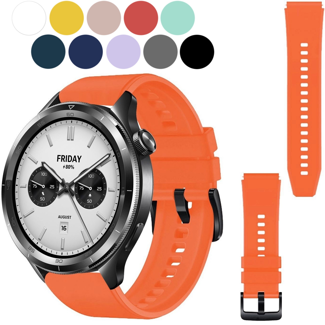 Sportowy Pasek Silikonowy | 22mm | MIX KOLORÓW