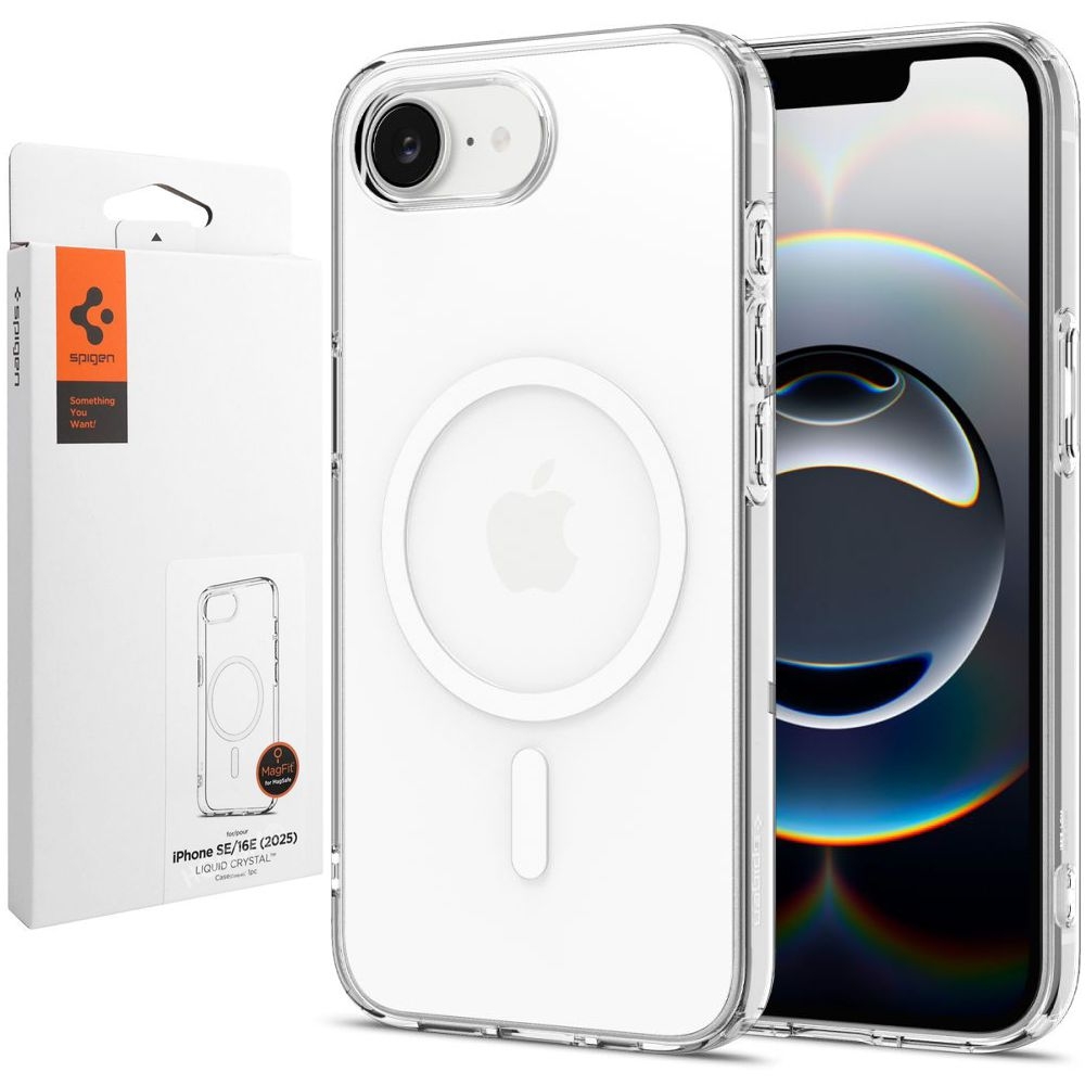 Etui SPIGEN Liquid Crystal MagSafe | Crystal Clear do Apple iPhone 16e