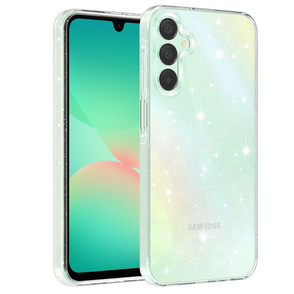 Mocne Etui Air Case PRO 2mm | Glitter Clear do Samsung Galaxy A26 5G