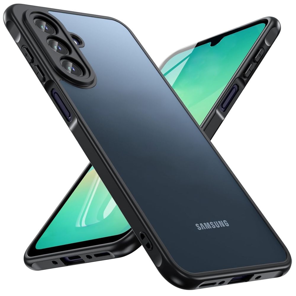 Etui Hybrydowe Clear Case | Matte Black do Samsung Galaxy A26 5G