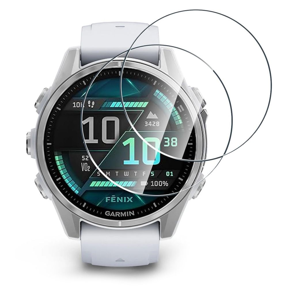 2x Szkło Ochronne Hartowane | 9H 2.5D do Garmin fenix 8 43mm, AMOLED
