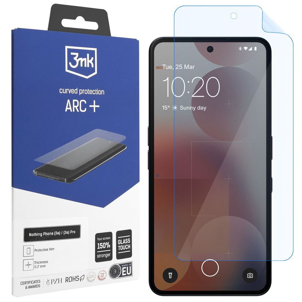 3mk Curved Protection ARC+ | Folia na Cały Ekran do Nothing Phone (3a) / (3a) Pro