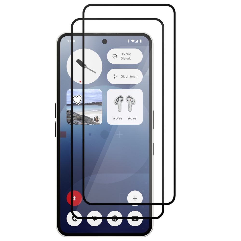 2x Szkło Hartowane 5D | FULL COVER do Nothing Phone (3a) / (3a) Pro