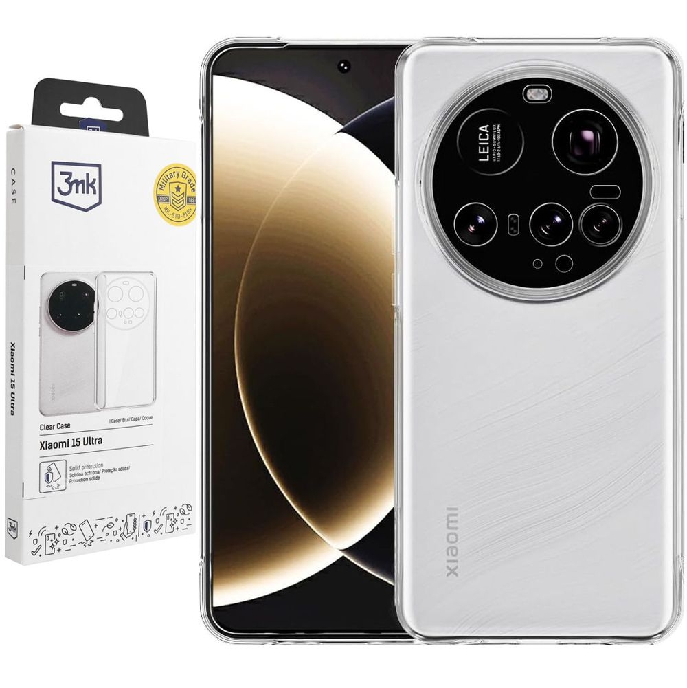 Etui 3mk Clear Case | Bezbarwne do Xiaomi 15 Ultra