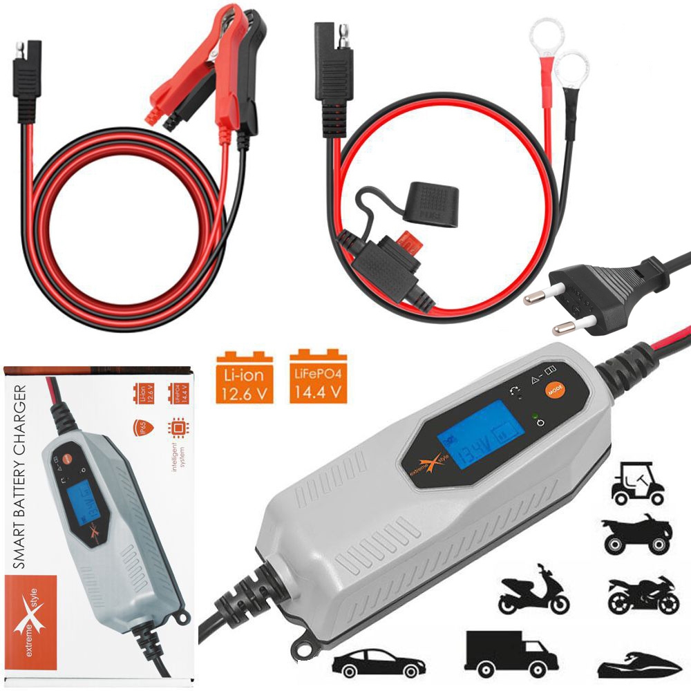 ExtremeStyle | Inteligentny Prostownik do Akumulatorów Litowych Li-ion i LiFePO4