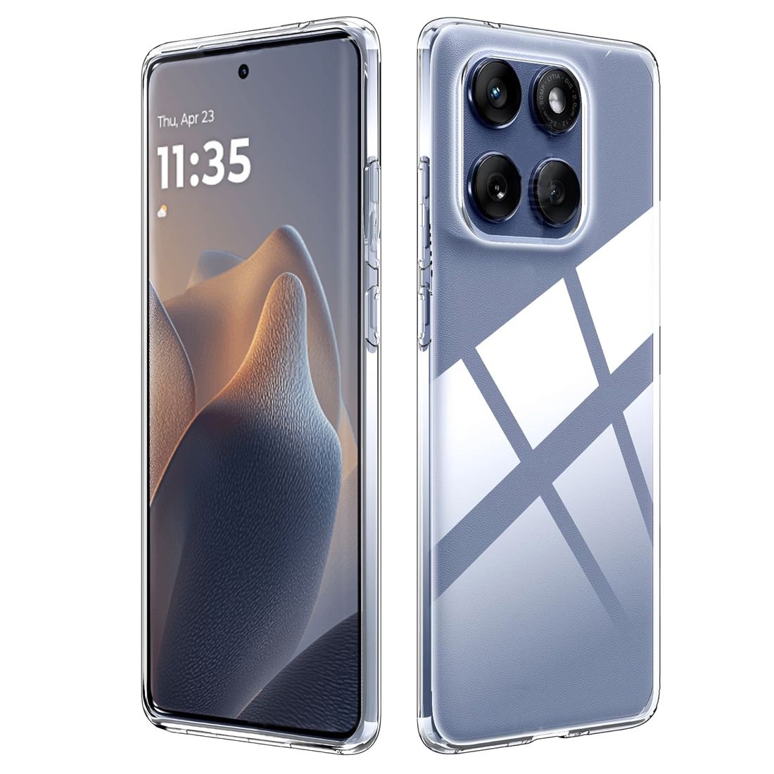 Cienkie Mocne Etui Air Case PRO | Bezbarwne do Motorola Edge 60 Fusion