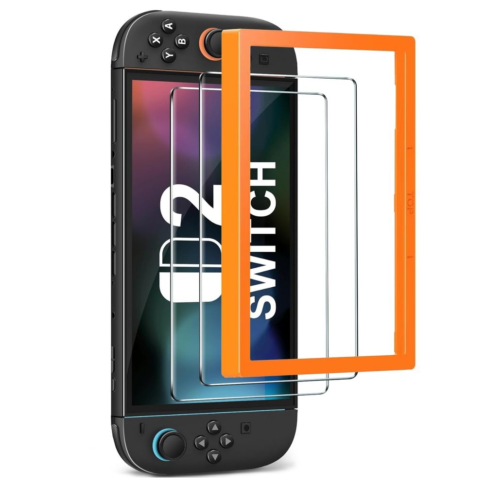 2x Szkło Hartowane EASY z Aplikatorem do Nintendo Switch 2