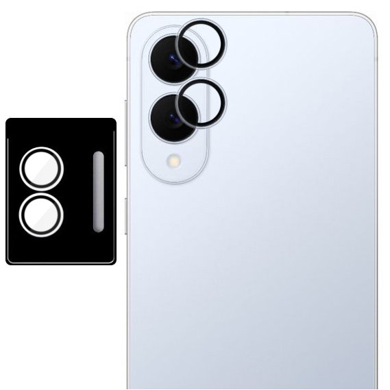 CamRing | Osobne Szkło na Aparat + Ramka Montażowa | Clear do Samsung Galaxy S25 Edge