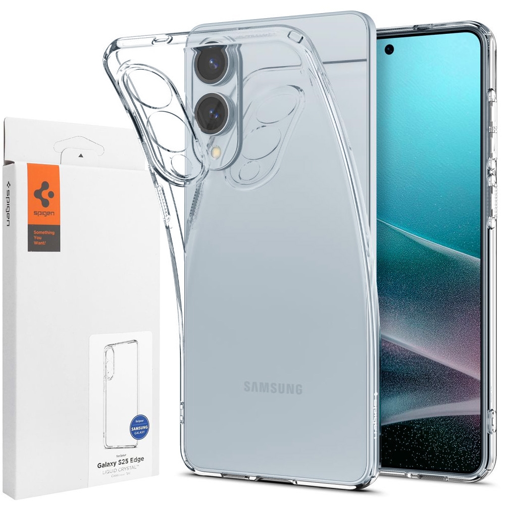 Etui SPIGEN Liquid Crystal | Crystal Clear do Samsung Galaxy S25 Edge
