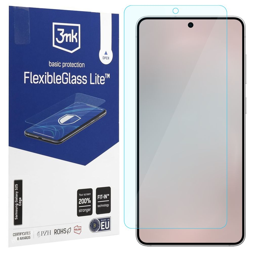 3mk Flexible Glass Lite | Nietłukące Szkło Hybrydowe do Samsung Galaxy S25 Edge
