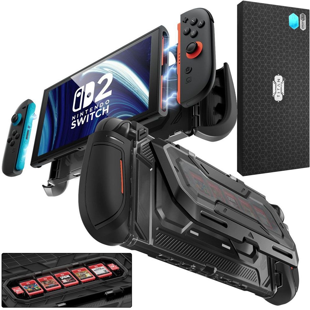 Etui SUPCASE Titan | Smoke Black do Nintendo Switch 2