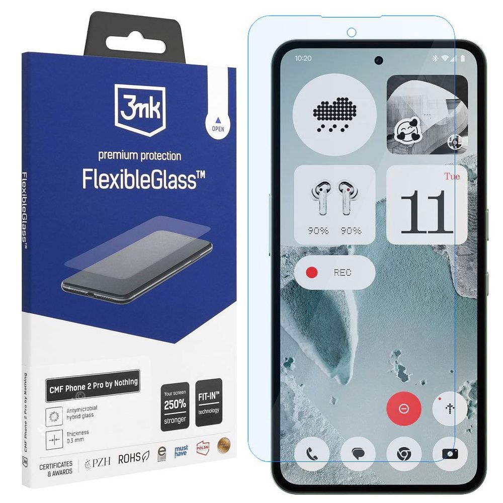 3mk Flexible Glass | Nietłukące Szkło Hybrydowe do CMF by Nothing Phone 2 Pro 5G