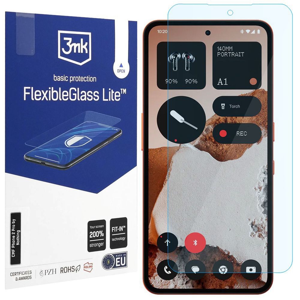 3mk Flexible Glass Lite | Nietłukące Szkło Hybrydowe do CMF by Nothing Phone 2 Pro 5G