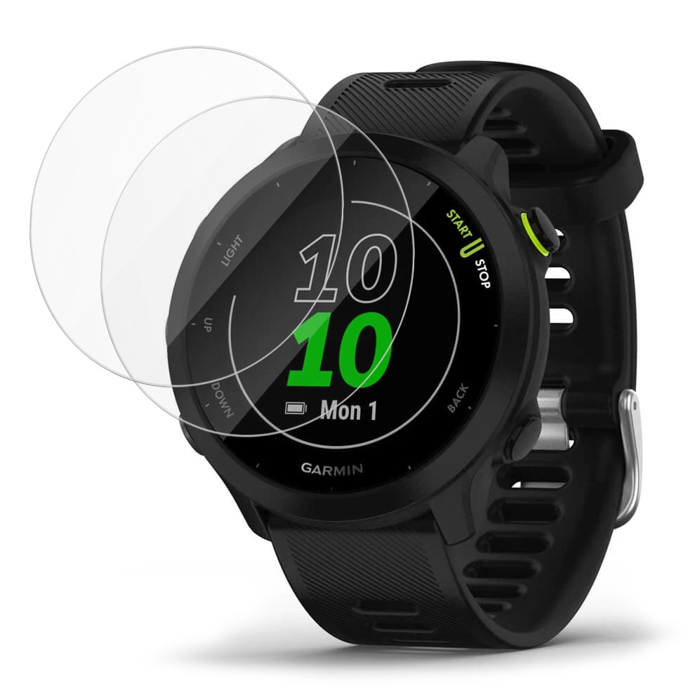 2x Szkło Ochronne Hartowane | 9H 2.5D do Garmin Forerunner 55