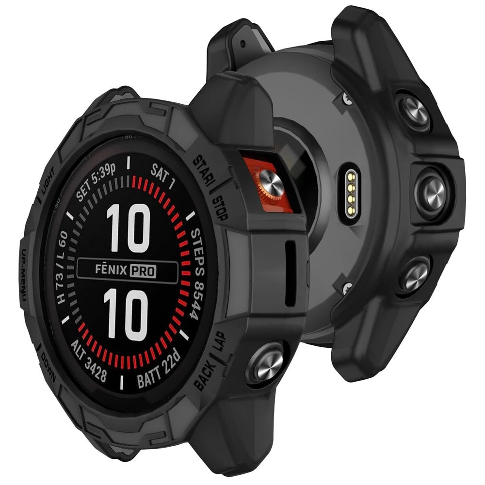 Etui Soft DEFENSE Case | Black do Garmin Fenix 7X / 7X Pro