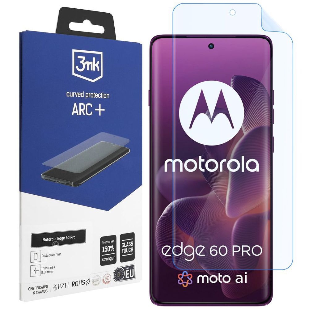 3mk Curved Protection ARC+ | Folia na Cały Ekran do Motorola Edge 60 Pro
