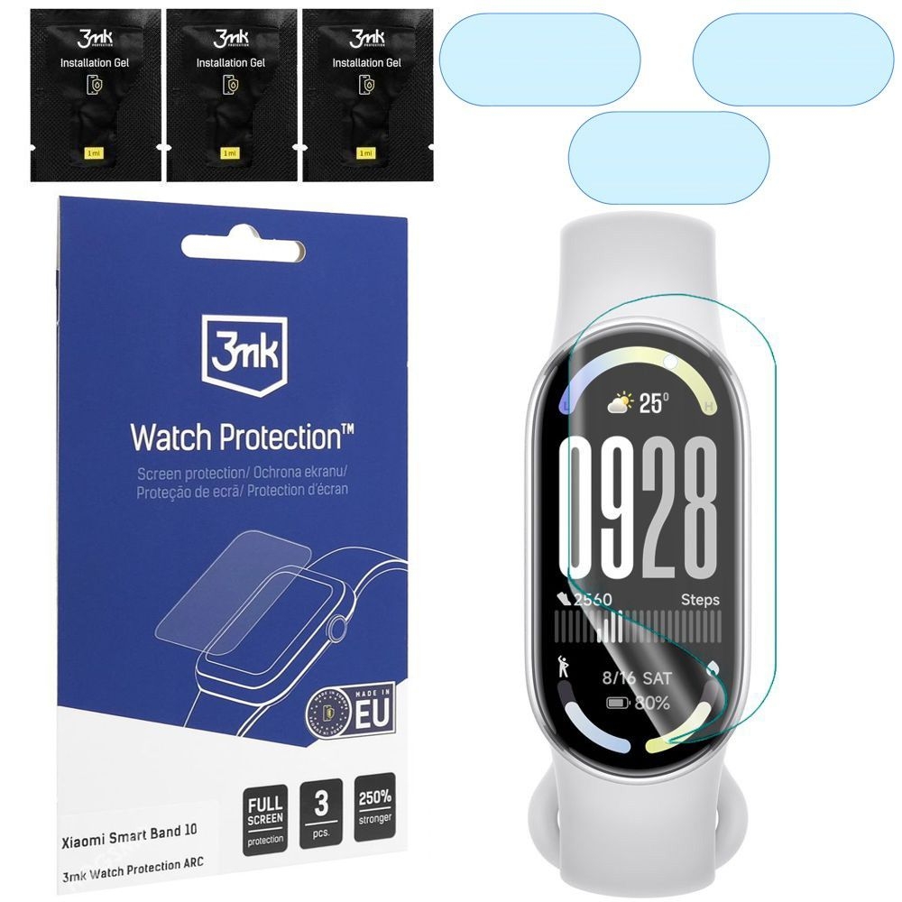 3x Folia Hydrożelowa 3mk Watch Protection do Xiaomi Smart Band 10