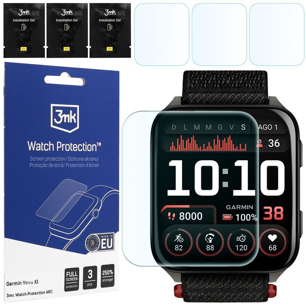 3x Folia Hydrożelowa 3mk Watch Protection do Garmin Venu X1