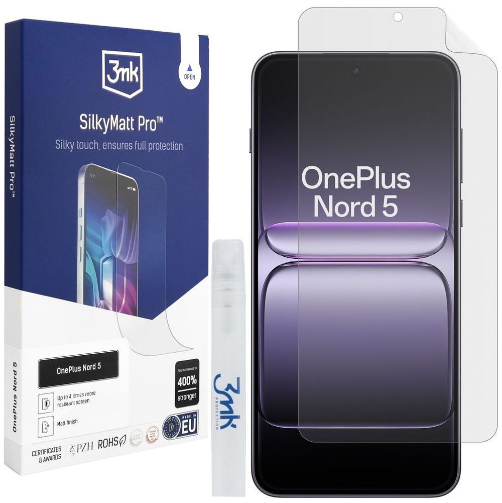3mk SilkyMatt Pro | Matowa Folia Ochronna do OnePlus Nord 5