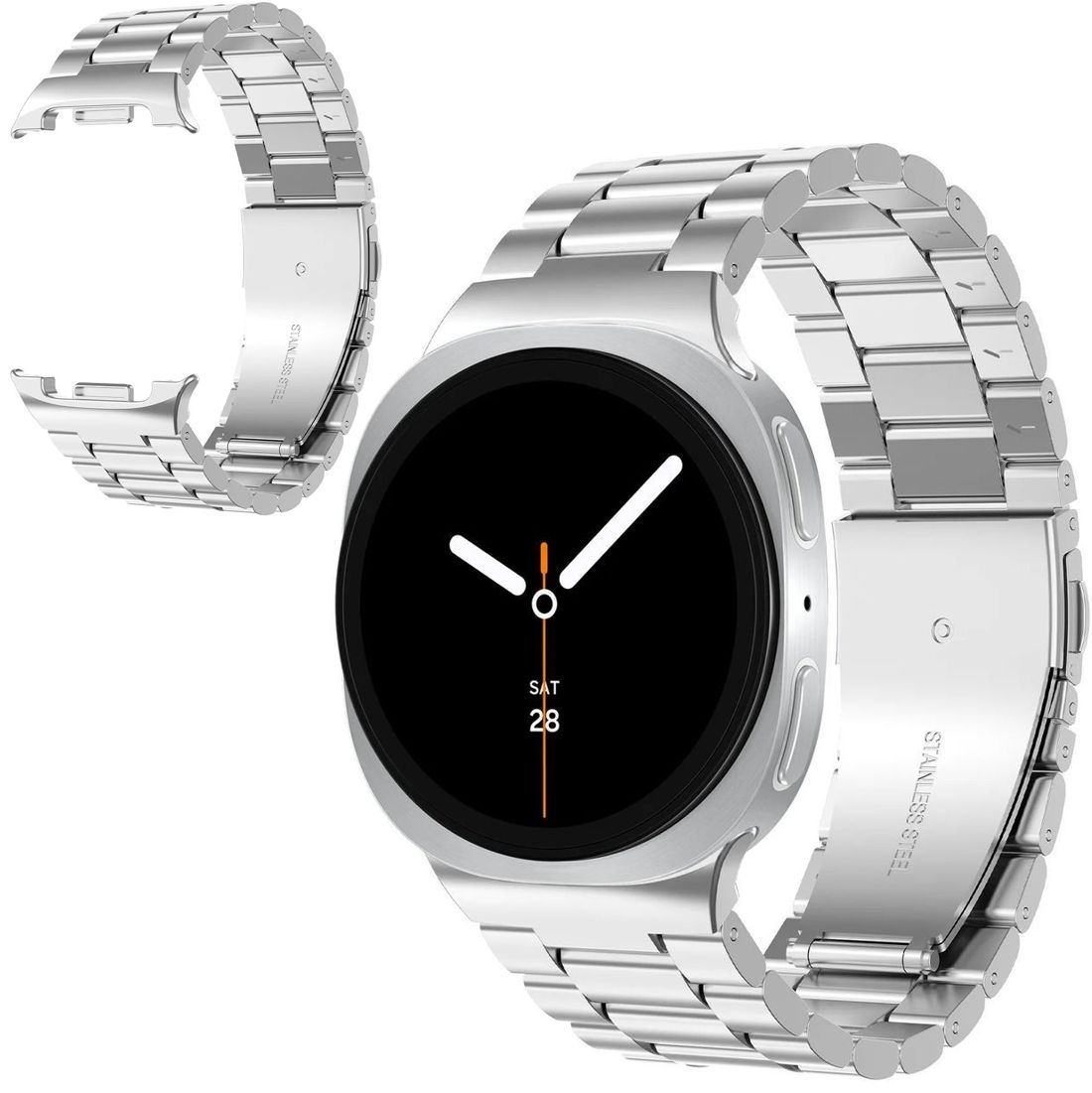 Bransoleta Stalowa Pasek Stainless do Samsung Galaxy Watch 8 / 8 Classic