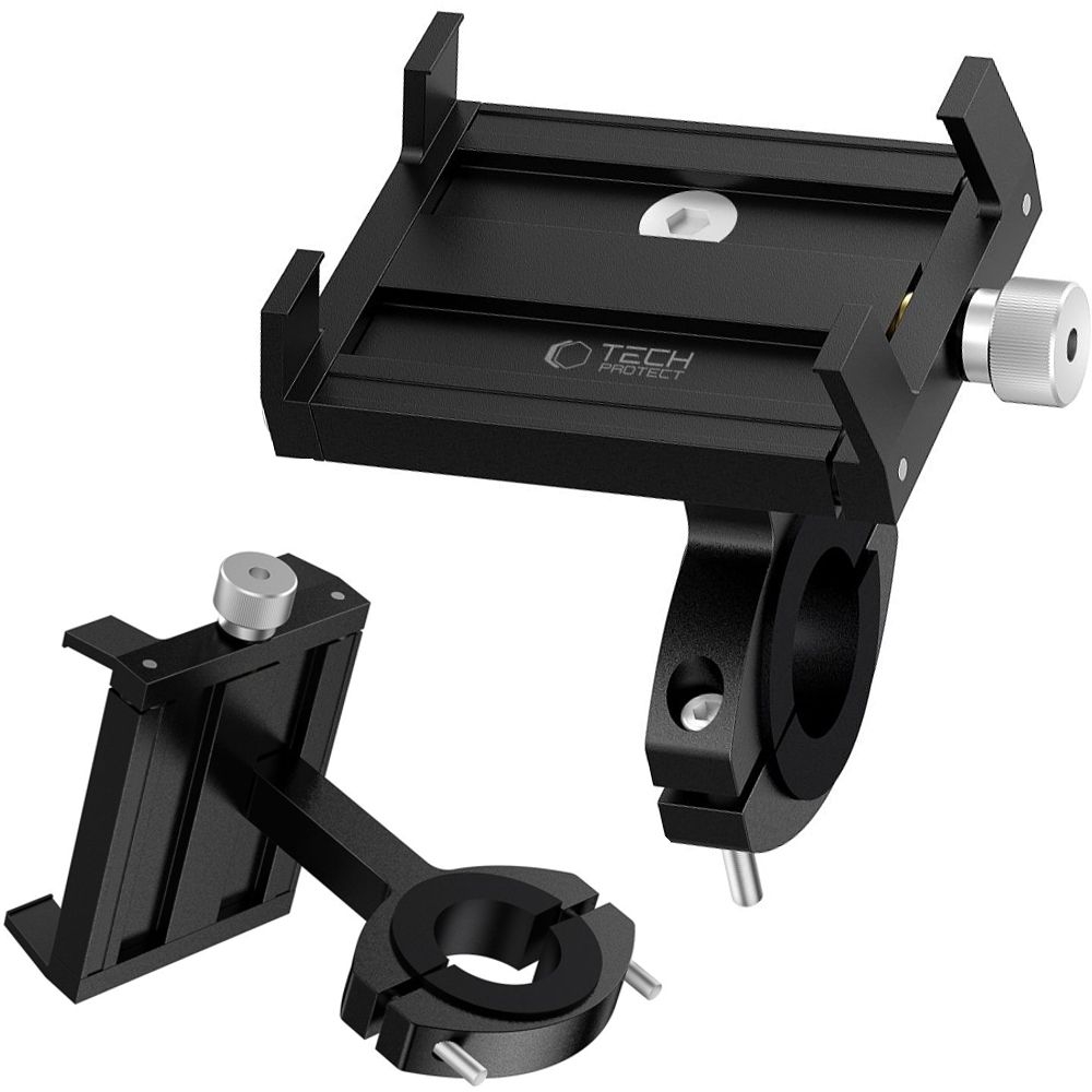 Skręcany Metalowy Uchwyt Rowerowy na Telefon | Na Kierownicę