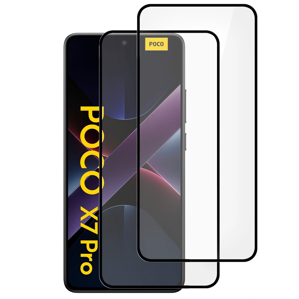 2x Szkło Ochronne 5D | FULL COVER do Xiaomi POCO X7 Pro 5G