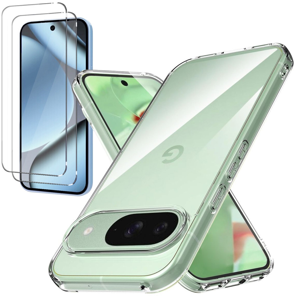 Mocne Etui Air Case PRO 2mm | Bezbarwne + 2x SZKŁO do Google Pixel 10 / 10 Pro