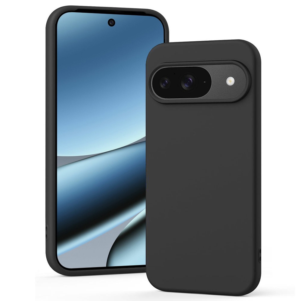 Etui Matt Silicone Case | Czarne do Google Pixel 10 / 10 Pro