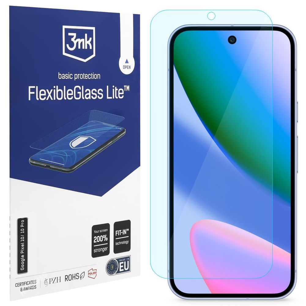 3mk Flexible Glass Lite | Nietłukące Szkło Hybrydowe do Google Pixel 10 / 10 Pro