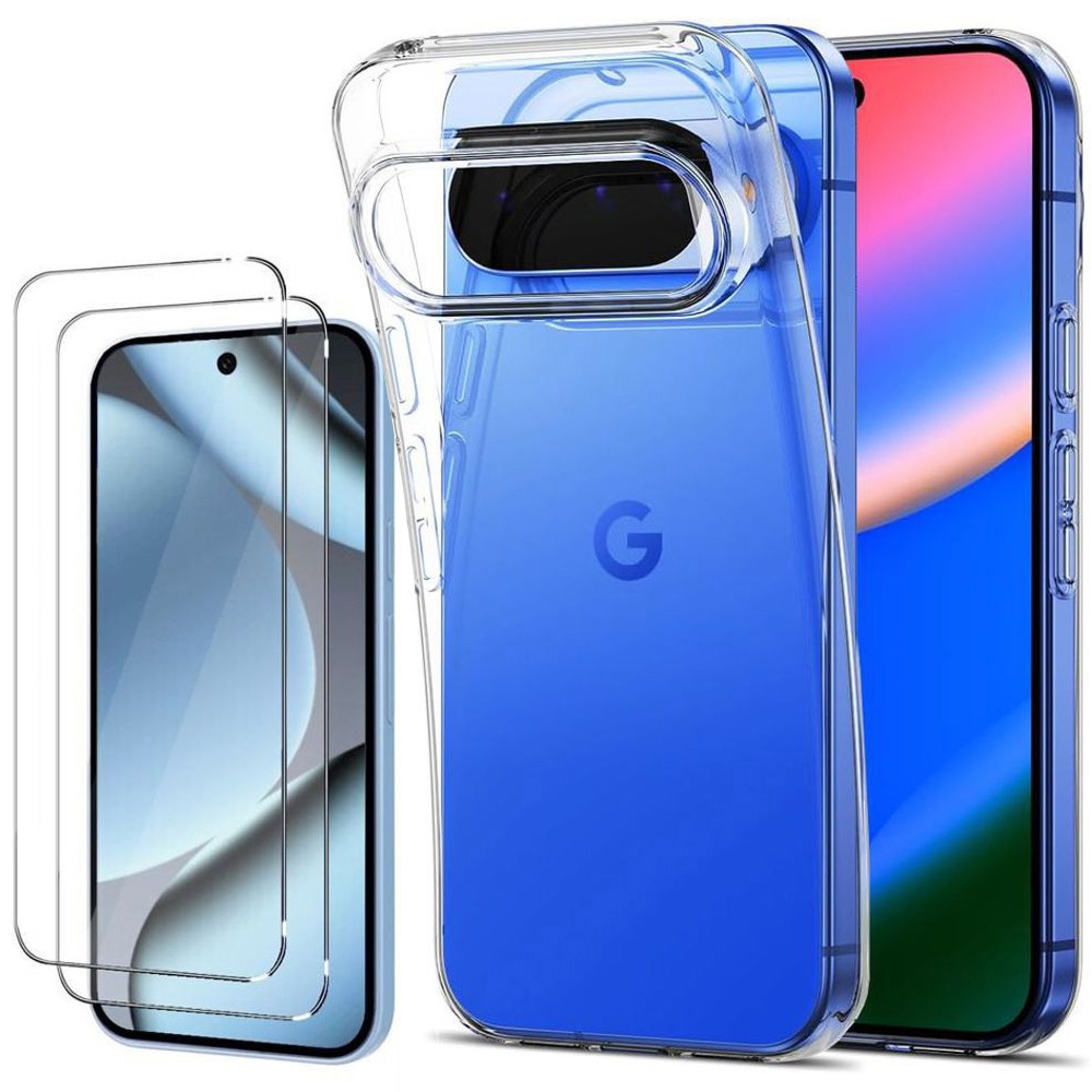 Etui 3mk Clear Case | Bezbarwne + 2x SZKŁO do Google Pixel 10 / 10 Pro