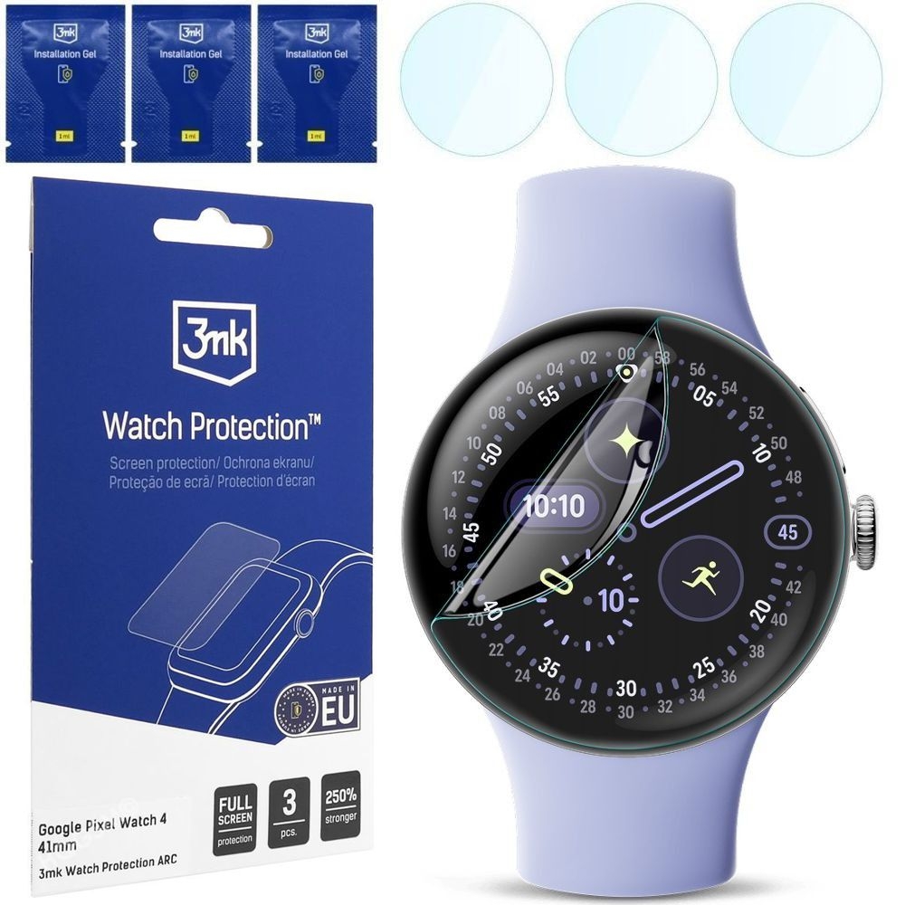 3x Folia Hydrożelowa 3mk Watch Protection do Google Pixel Watch 4 41mm